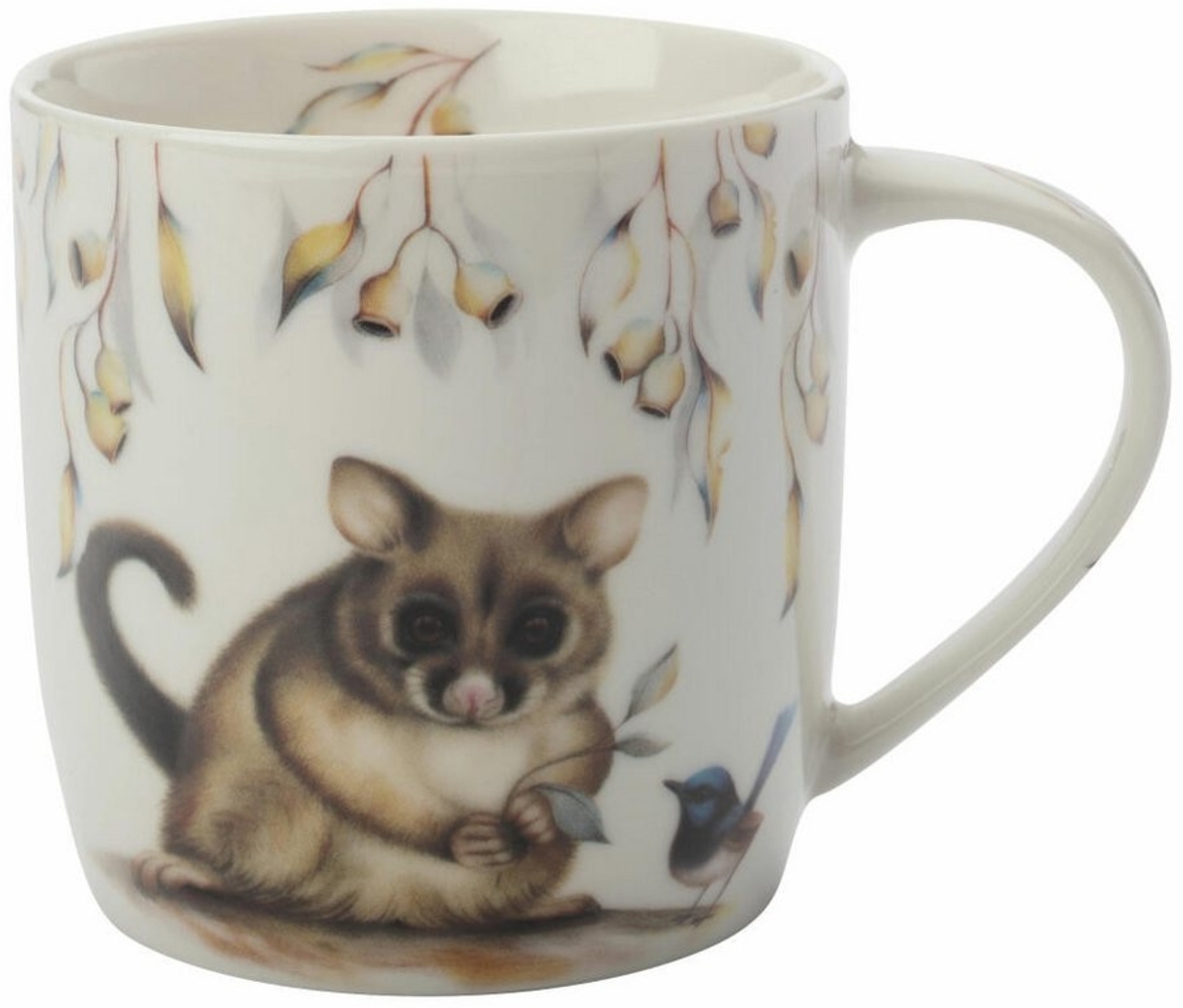 Maxwell & Williams DX0466 SALLY HOWELL Becher in Dose Possum/Wren (Opossum & Zaunkönig), Porzellan Bild 1