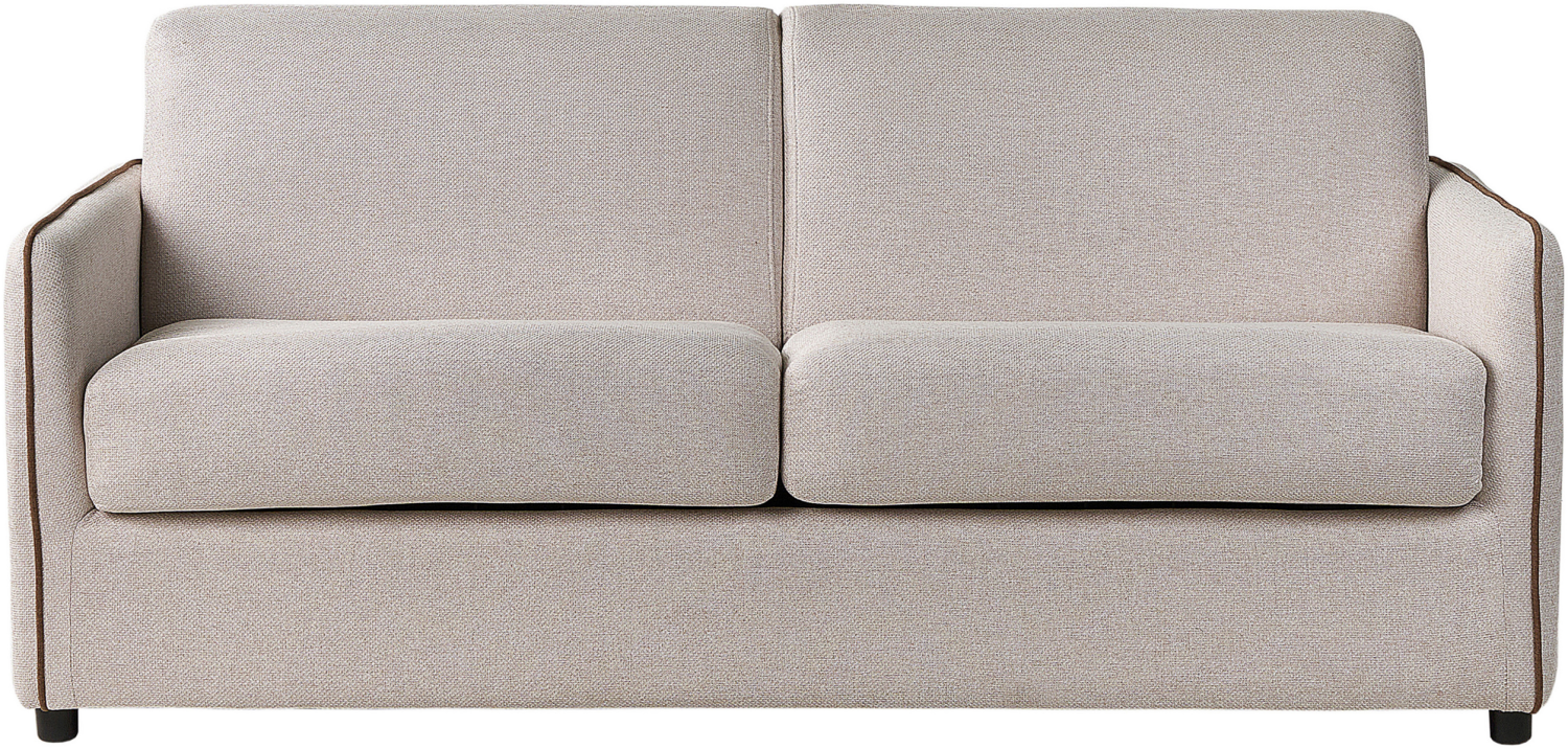 Schlafsofa ISHOJ Helles Beige Stoff Bild 1