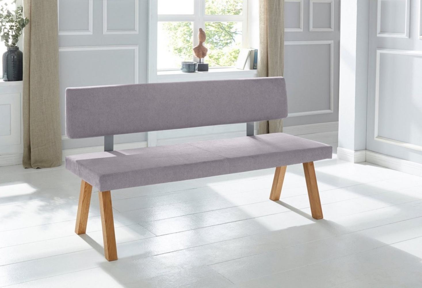 Home affaire Bank Mobilar Rio, mit Rückenlehne und aus Massivholz Bild 1