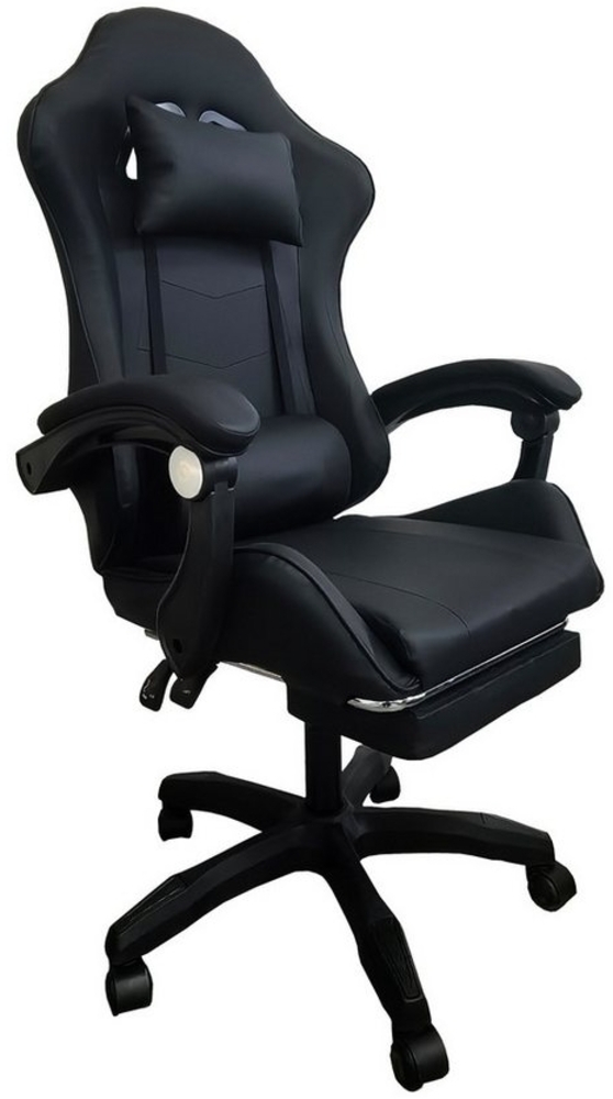 HTI-Living Schreibtischstuhl Schreibtischstuhl Krit Relax Schwarz (Stück, 1 St), Drehstuhl höhenverstellbar Kippfunktion Fußstütze Bild 1