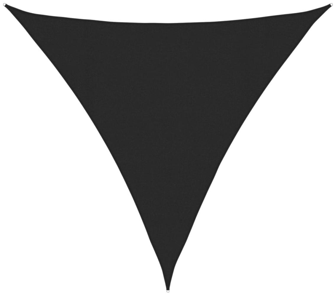 vidaXL Sonnensegel 160 g/m² Schwarz 4x4x4 m HDPE 311753 Bild 1
