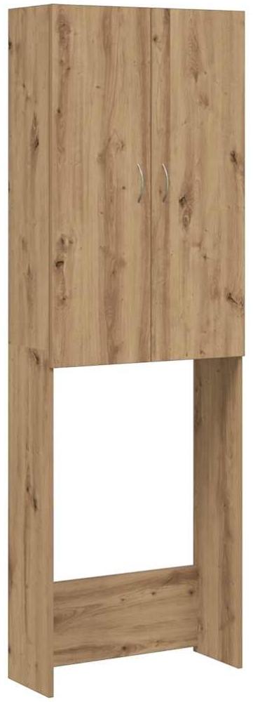 vidaXL Waschmaschinenschrank Artisan-Eiche 64x25,5x190 cm 856647 Bild 1