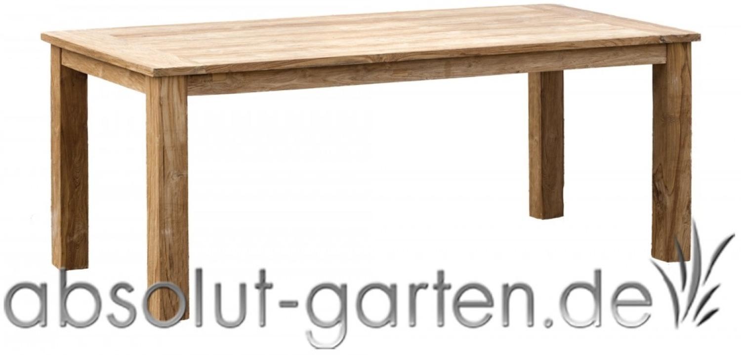 Teakholz Teak Tisch Abacus (300 x 100 cm) Bild 1