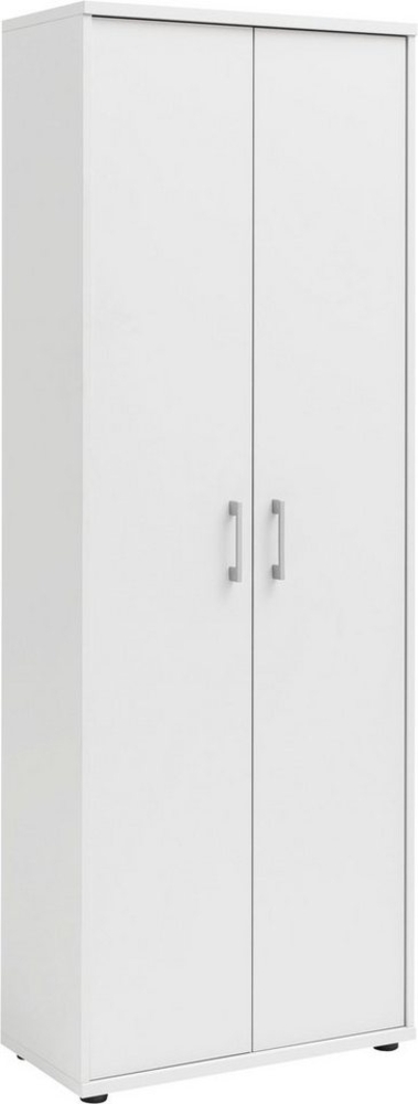 Möbelpartner Milo Aktenschrank, weiß, ca. 65,1 x 34,5 x 182,4 cm Bild 1