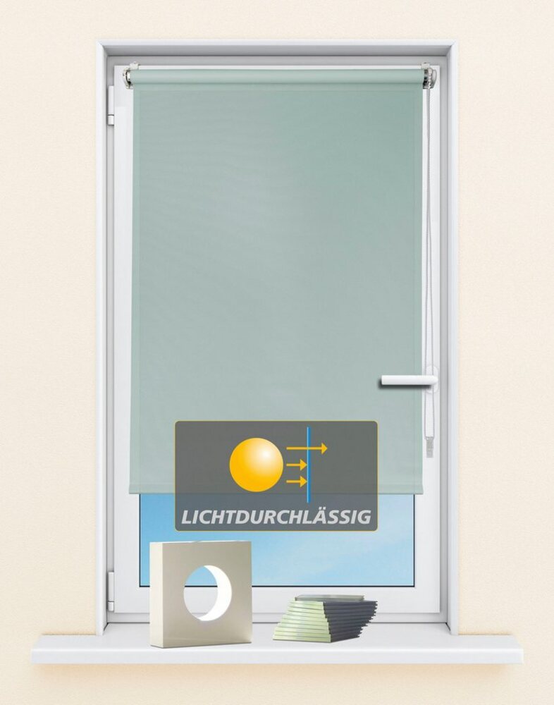 Seitenzugrollo Seitenzugrollo 'Ida', Lichtschutz, Klemmfix, ohne Bohren, Fixmaß, Kutti, Lichtschutz, ohne Bohren, Klemmfix, Sichtschutz, Sonnenschutz Bild 1