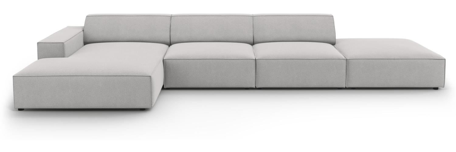 Micadoni 5-Sitzer Ecksofa Jodie Light Grey Bild 1