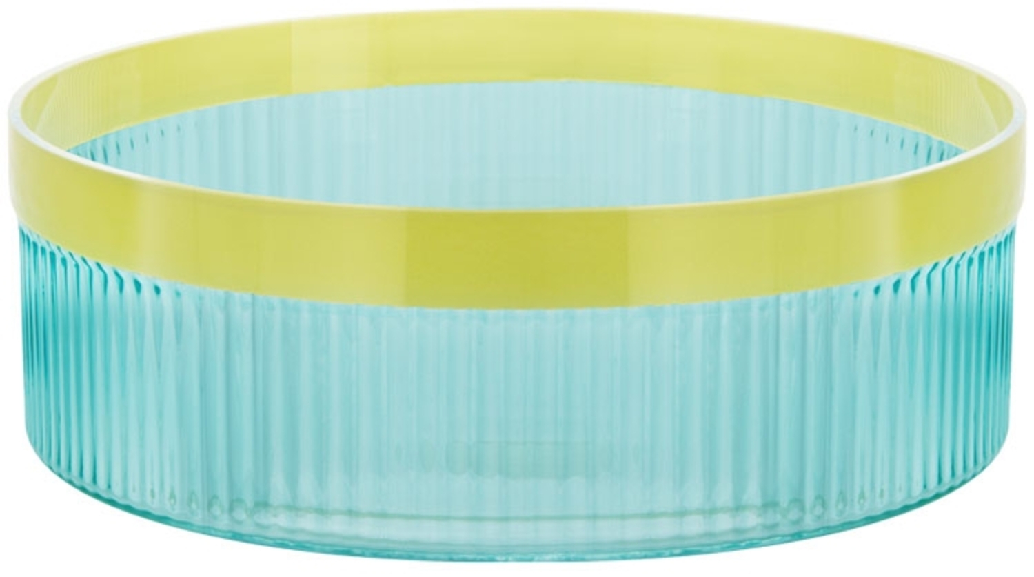 Remember Glasschale Groove blue Bild 1