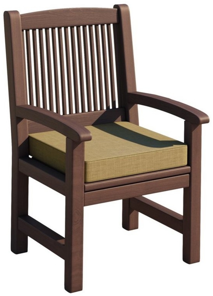 sunnypillow Bankauflage Stuhlkissen mit abnehmbarem Bezug Bankkissen Bankpolster Polsterauflage Auflage für Gartenbank viele Farben und Größen zur Auswahl (50 x 50 x 5 cm, Sandfarben) Bild 1