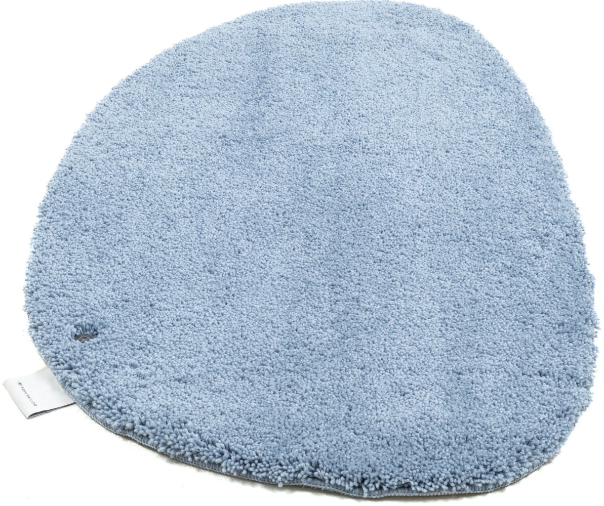 TOM TAILOR HOME Badematte Cozy Bath UNI, Höhe 27 mm, rutschhemmend beschichtet, fußbodenheizungsgeeignet, Polyester, oval, Badteppich, Uni Farben, rechteckig, rund und oval erhältlich Bild 1