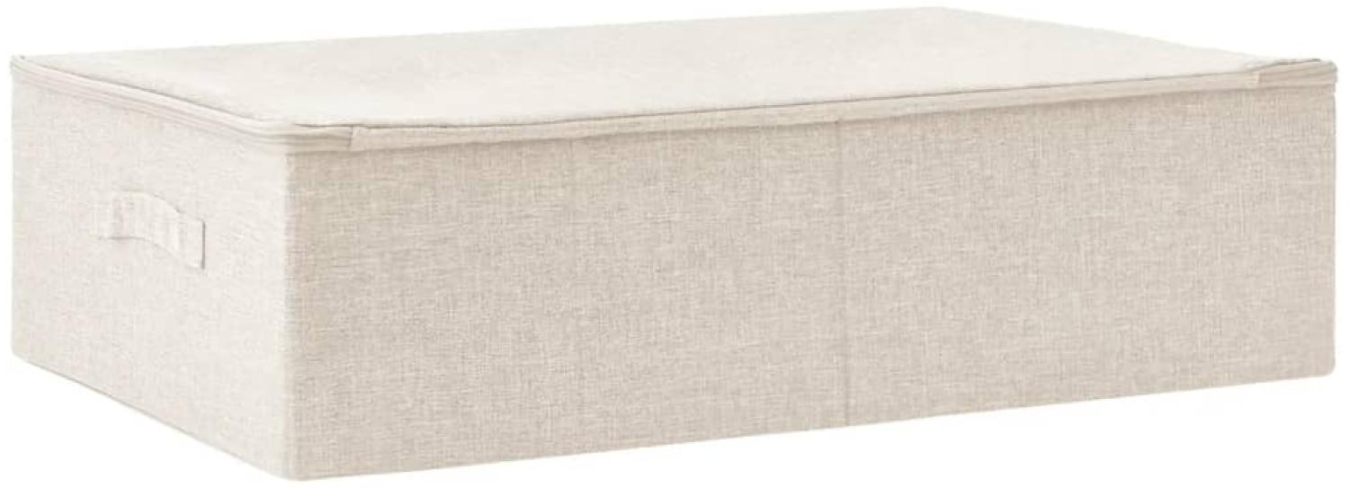vidaXL Aufbewahrungsbox Stoff 70x40x18 cm Creme 332907 Bild 1