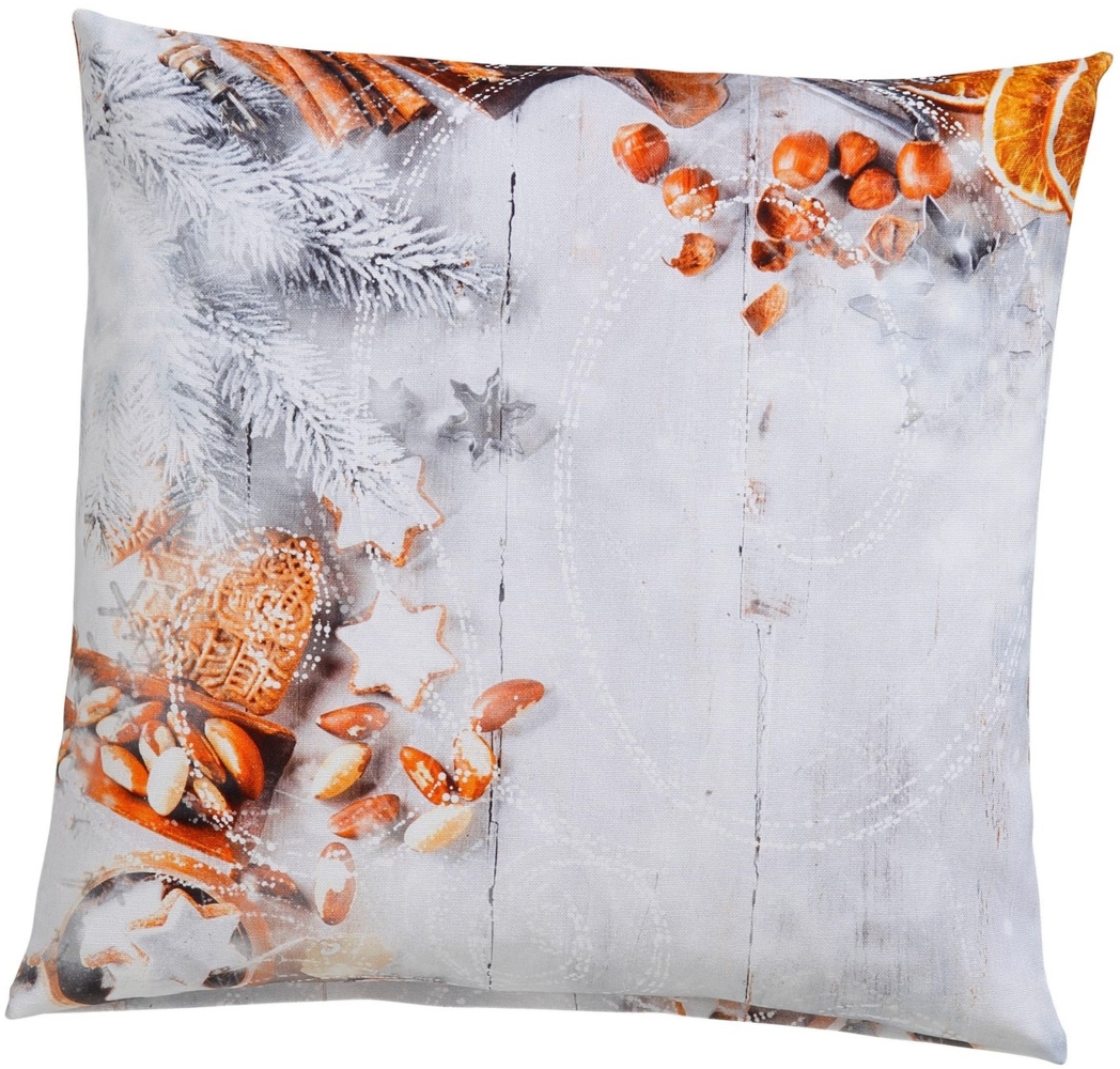 CASATEX Kissenhüllen cakes and nuts, Weihnachtsdeko, (2 Stück) Bild 1