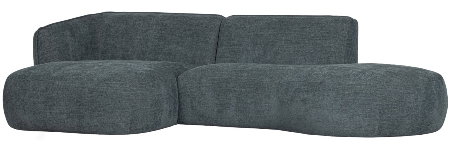 Ecksofa Polly aus Webstoff Links, Blau Bild 1