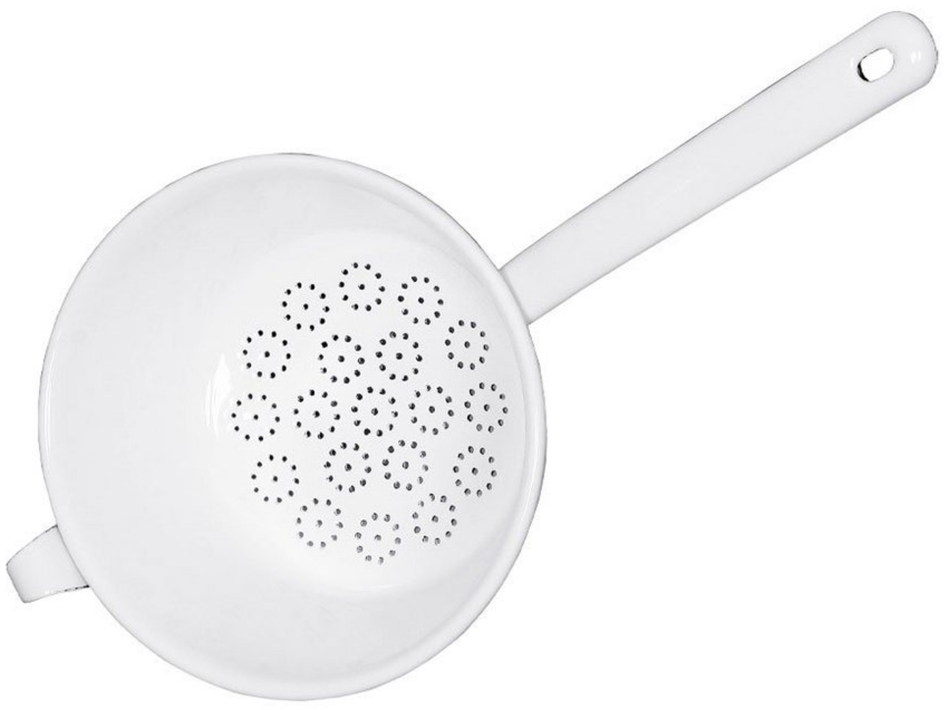 Riess Seiher Classic Weiss, Emaille, Classic Weiß Passiersieb 16 cm - Emaille Bild 1