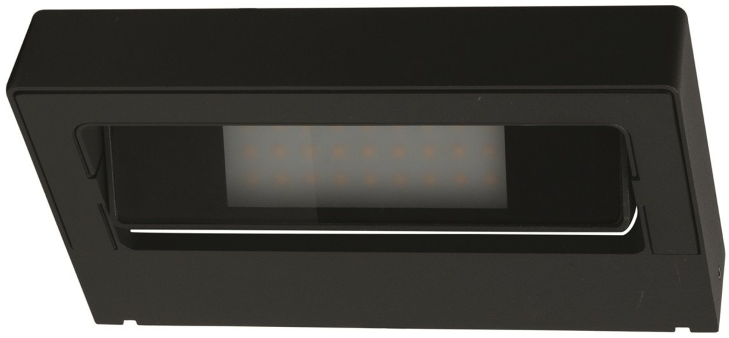 Heitronic 37425 LED Wandleuchte Cordoba anthrazit 3000K Lichtrichtung einstellbar Bild 1