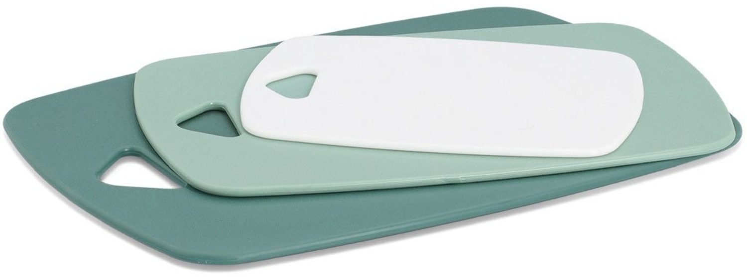 Zeller Present Schneidebrett Set aus Kunststoff, 3-tlg, Kunststoff, (Set, 3-St), hygienisch, kratzfest, flexibel Bild 1