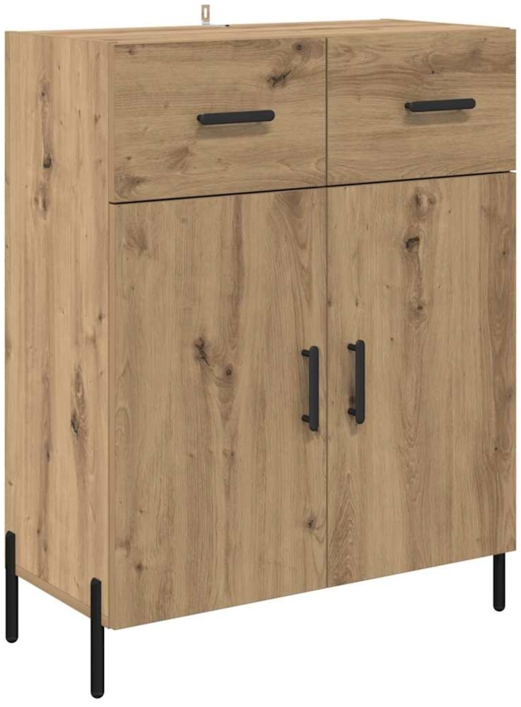 vidaXL Sideboard Artisan-Eiche 69,5 x 34 x 90 cm Holzwerkstoff 882291 Bild 1