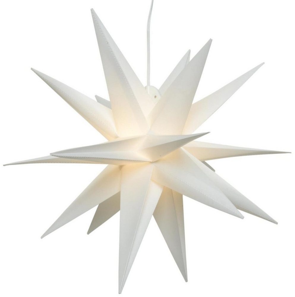 MARELIDA LED-Stern für außen Weihnachtsstern 3D Outdoor Leuchtstern 40cm mit Kabel für Innen/Außen, LED Classic, warmweiß (2100K bis 3000K) Bild 1