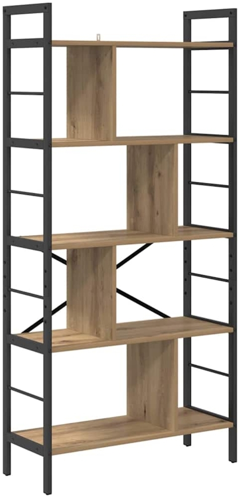 vidaXL Bücherregal Artisan-Eiche 75 x 30 x 156 cm Holzwerkstoff 883963 Bild 1
