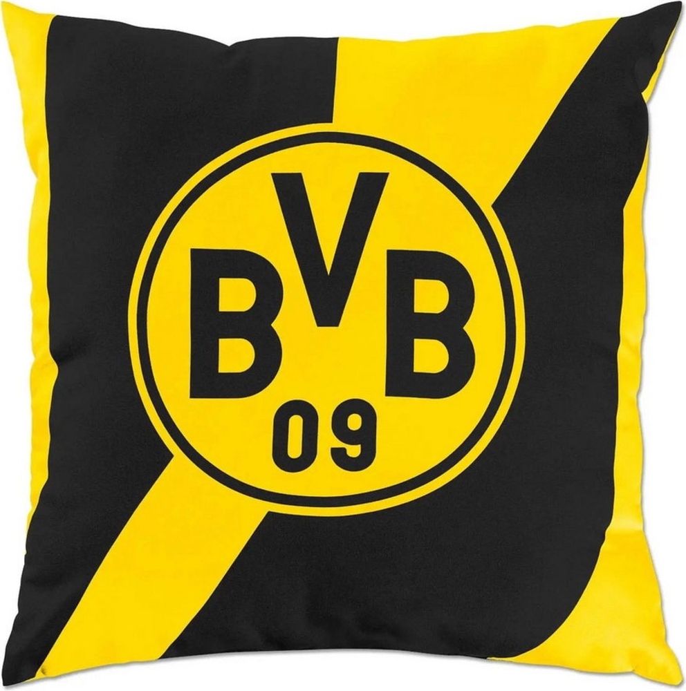 BVB MERCHANDISING Dekokissen BVB Kissen schwarz/gelb Bild 1