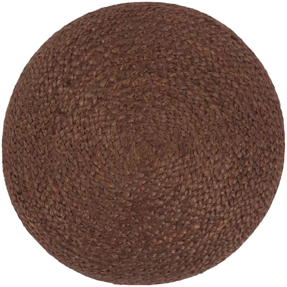 Handgefertigter Sitzpuff Braun 40x45 cm Jute [248084] Bild 1