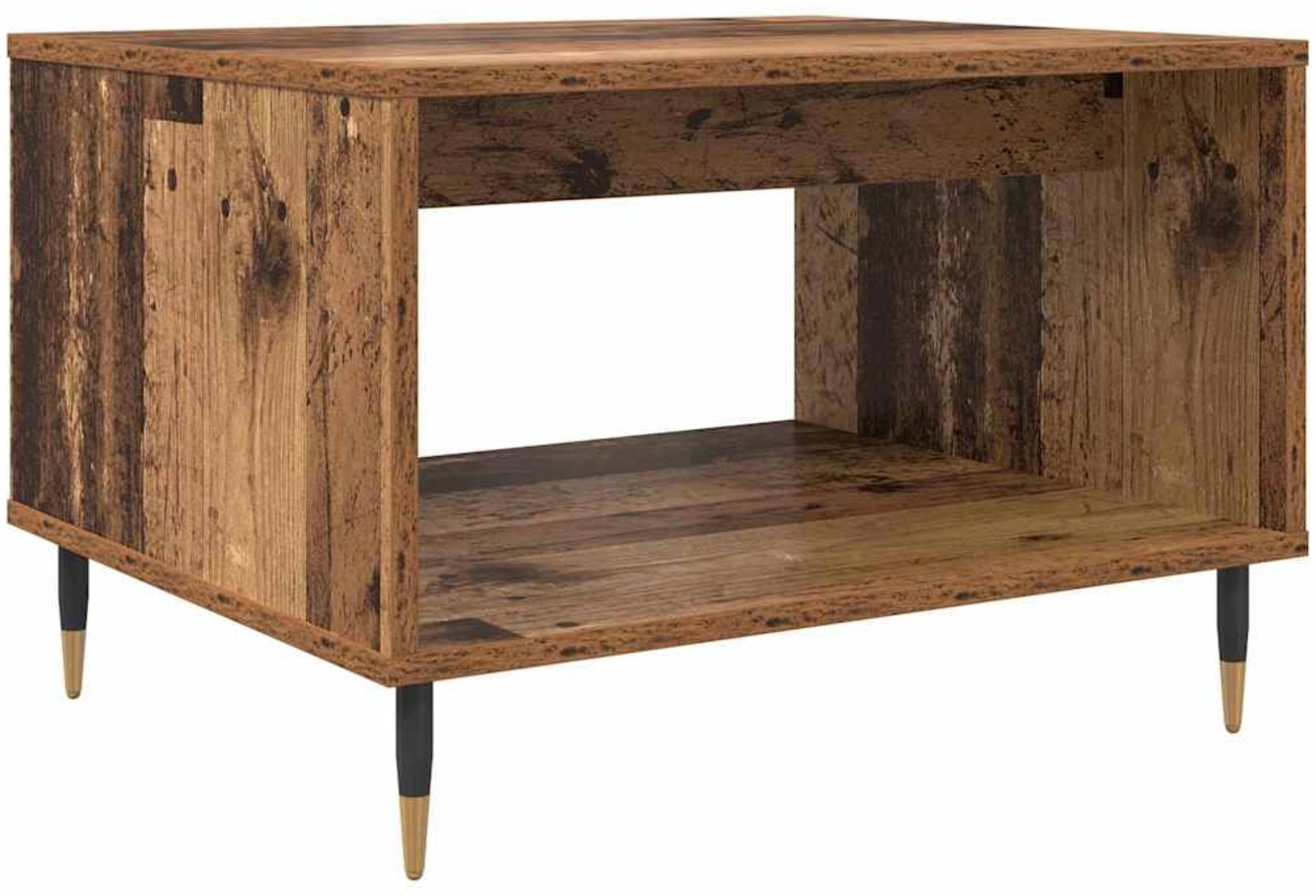 vidaXL Couchtisch Altholz 60 x 50 x 40 cm Holzwerkstoff 879606 Bild 1