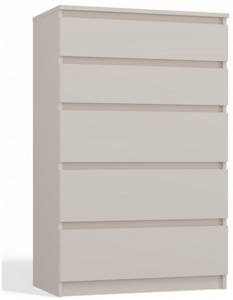 Selsey 'Malwa' Kommode mit fünf Schubladen, weiß, ca. 110 x 70 x 40 cm Bild 1