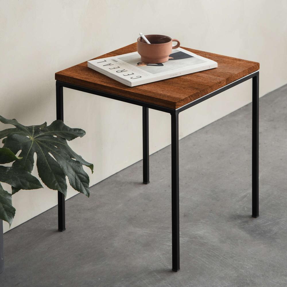 Cube Table Buchenholz /Gestell Schwarz Bild 1