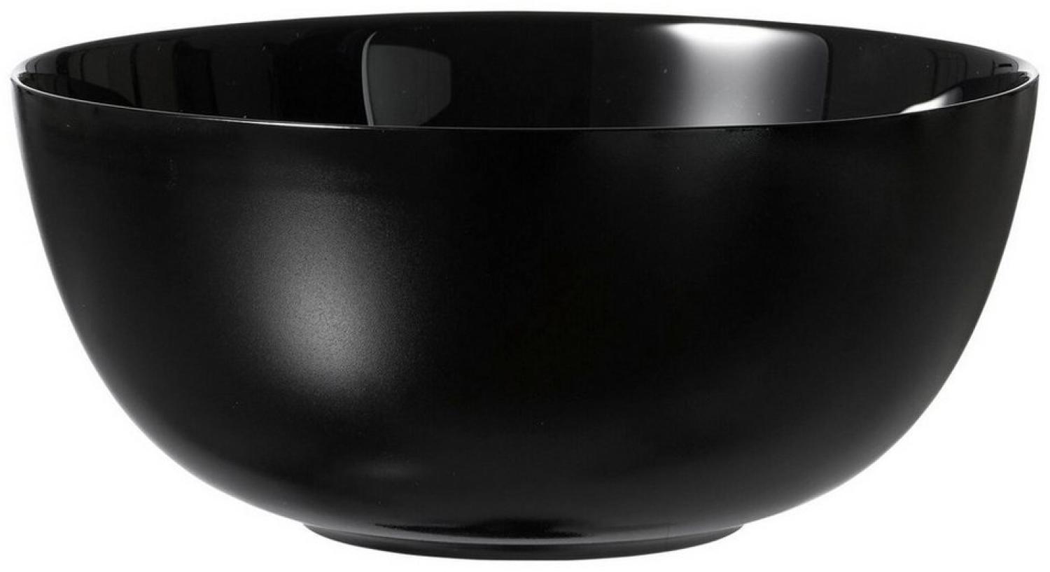 Hartglas-Geschirr Fresh schwarz - Salatschale Fresh schwarz Bild 1