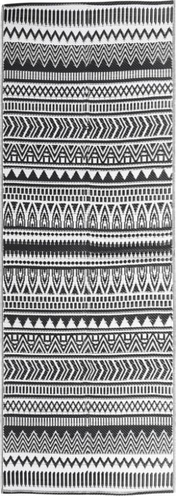 vidaXL Outdoor-Teppich ARAKIL Schwarz 80x250 cm PP 316920 Bild 1