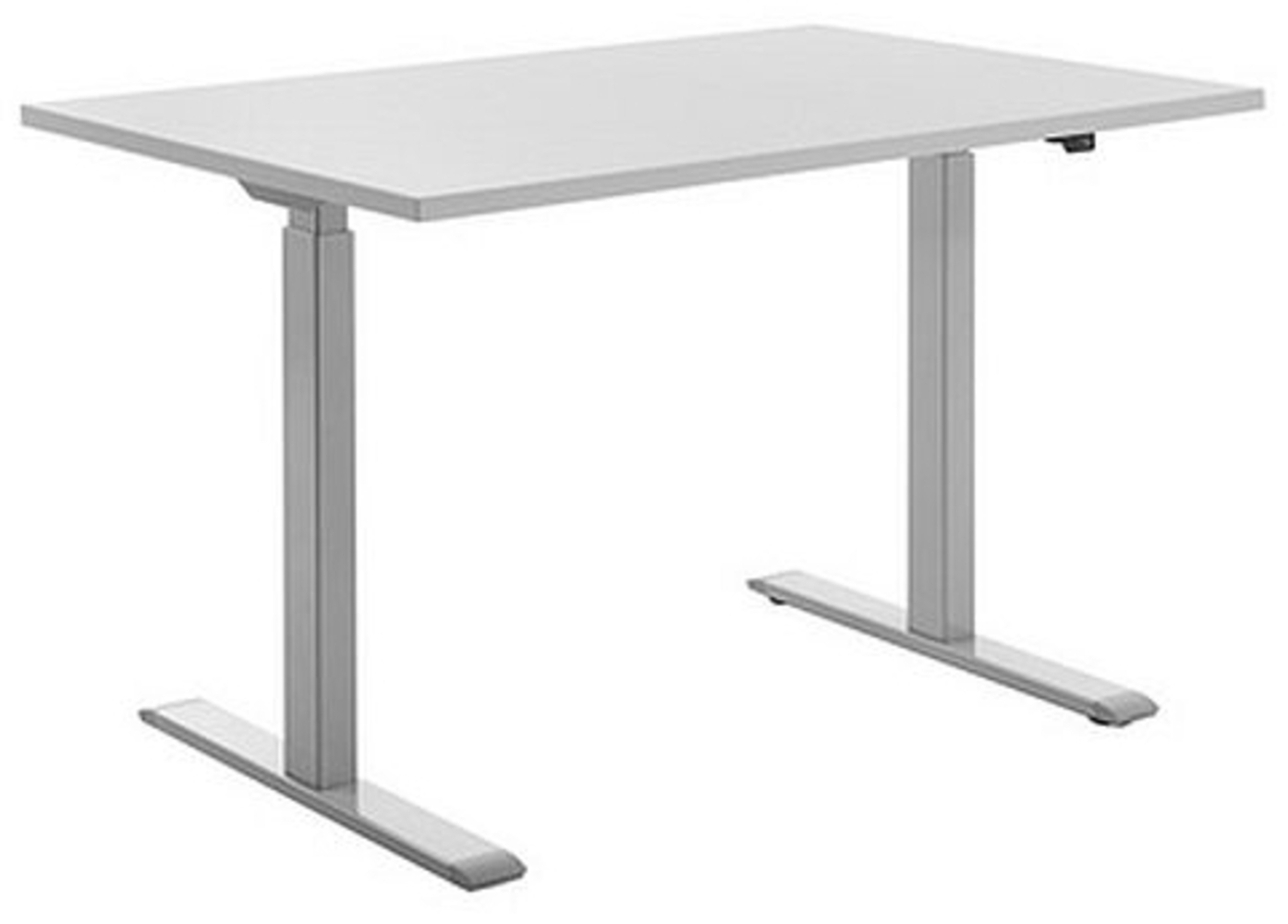 Topstar Sitz-/Steh-Schreibtisch, (B)1.200 mm elektr. höhenverstellbar Grau Bild 1