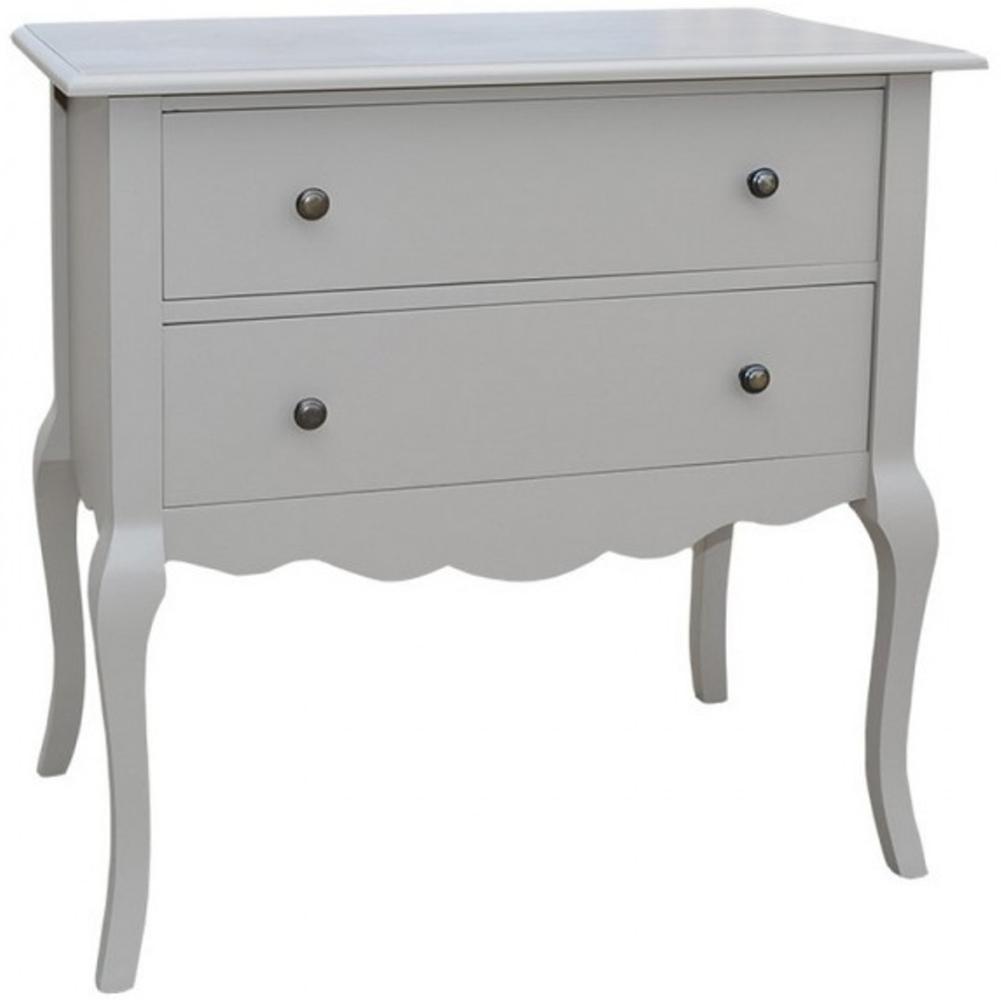 Casa Padrino Barock Kommode mit 2 Schubladen 80 cm - Jugendstil Landhaus Stil Möbel Bild 1