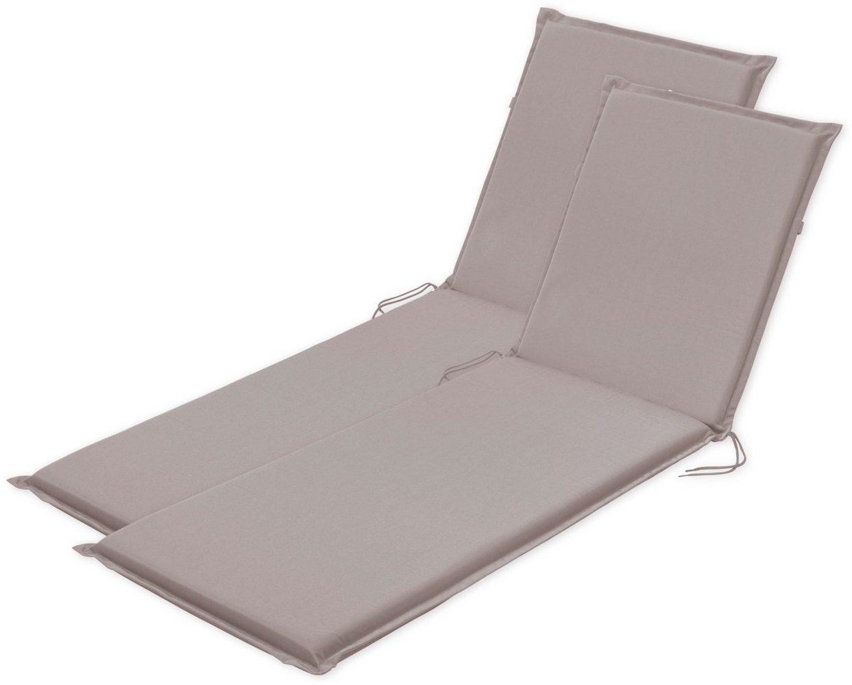 XDREAM Liegenauflage Polsterauflage für Gartenliege und Sonnenliege, einzeln oder als Set, (2 St), indoor & outdoor, waschbar, ca. 190 x 60 x 6 cm Bild 1