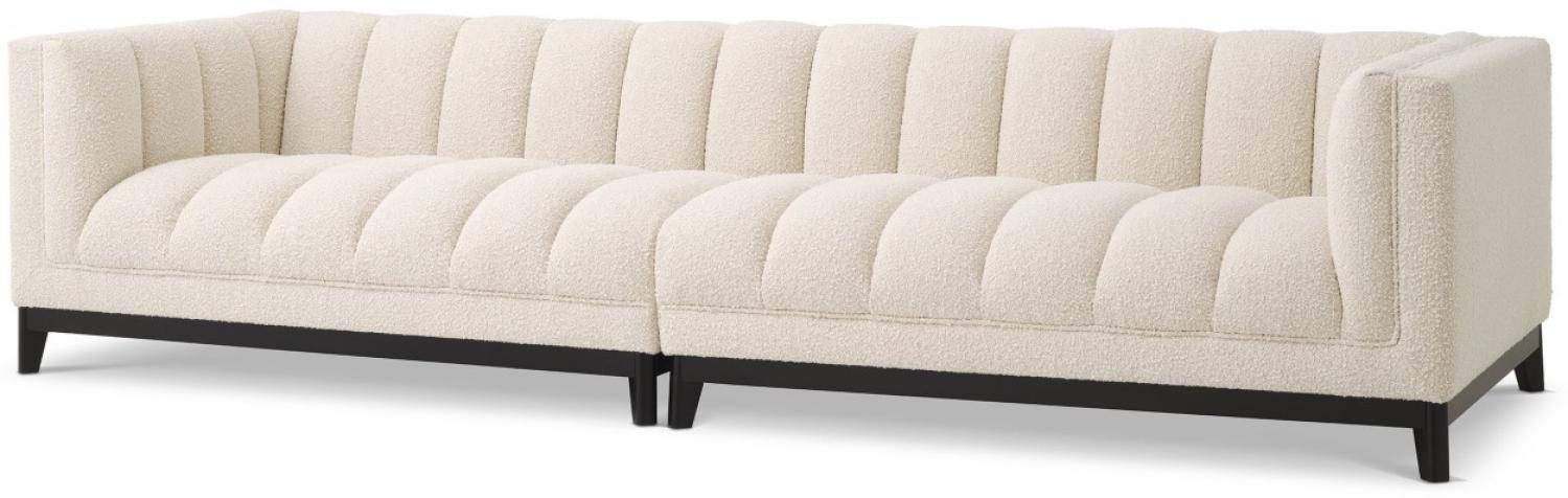 EICHHOLTZ Sofa Ditmar Bouclé Cream Large Bild 1