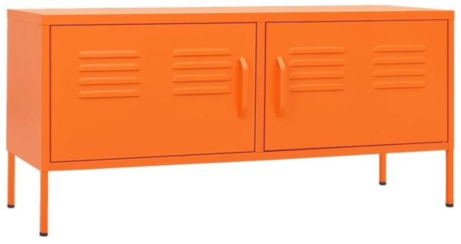 vidaXL TV-Schrank Orange 105x35x50 cm Stahl 336228 Bild 1