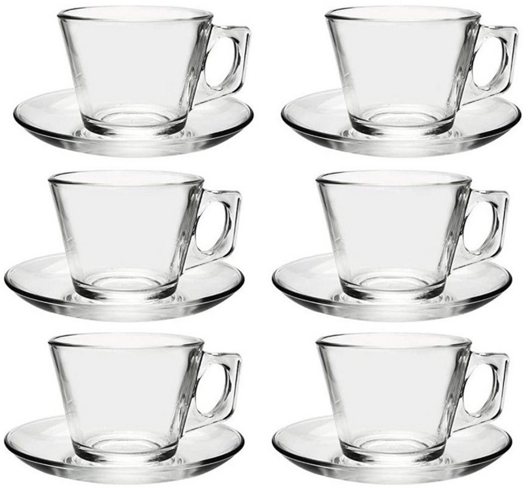 Kaffee Tassen mit Unterteller Vela - 12tlg. Set Bild 1
