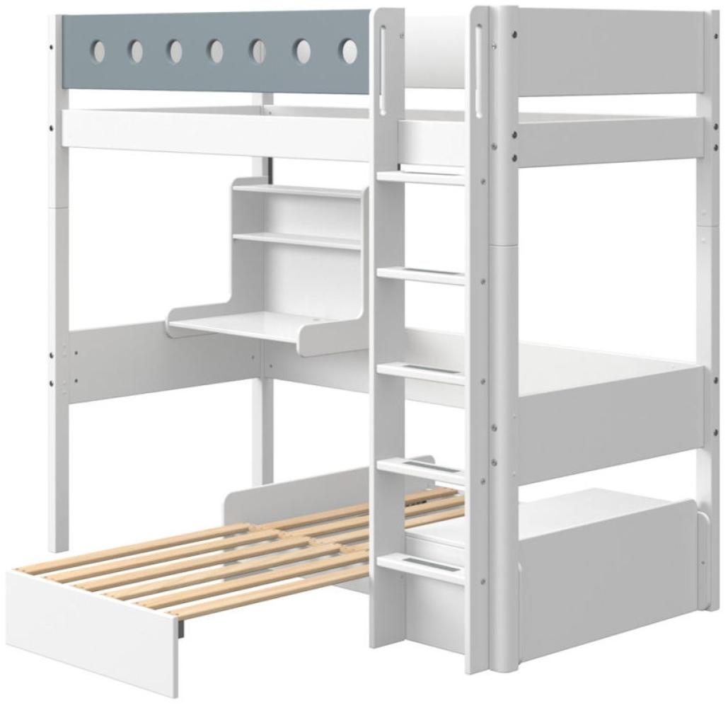 Flexa White Hochbett Casa Weiß / Blau Bild 1