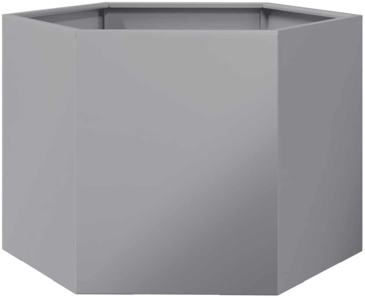 vidaXL Pflanzkübel Sechseckig 69x60x45 Verzinkter Stahl 851127 Bild 1