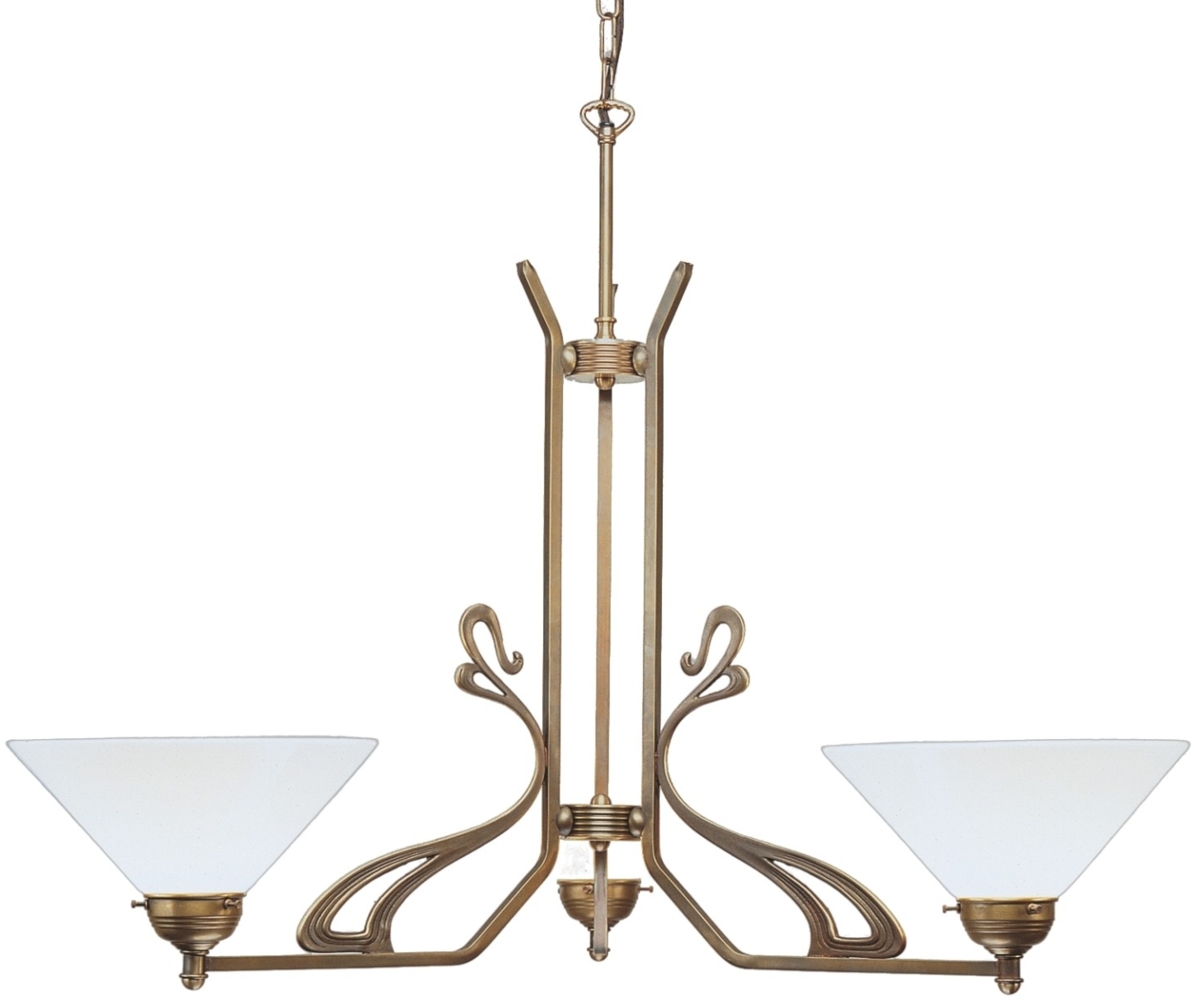 Kronleuchter D45-25op Berliner Messing Bild 1