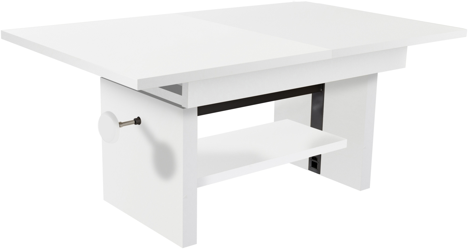 Couchtisch >Bruni< in Weiß - 150x48x65cm (BxHxT) Bild 1