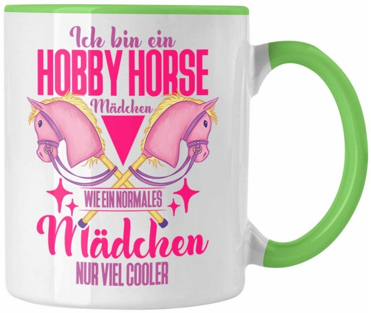 Trendation Tasse Hobbyhorse Mädchen Tasse Geschenk Hobby Horse Pferde Bild 1