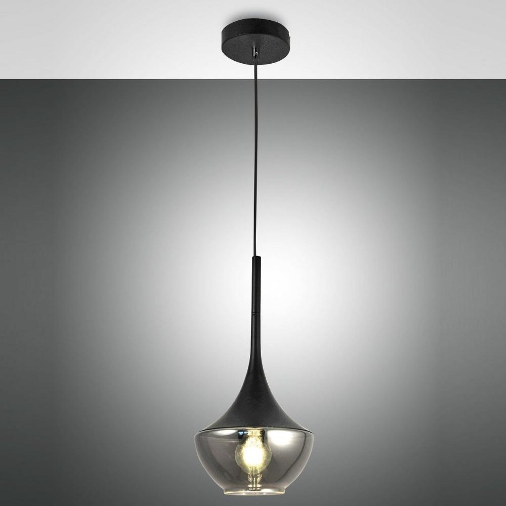 FABAS LUCE No. 3623-41-101 Pendelleuchte Apollo 1-flammig Schwarz E27 Bild 1