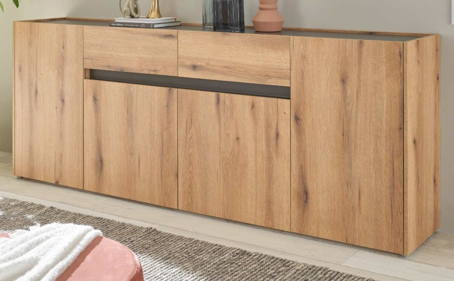 Sideboard Center in Eiche Evoke 223 cm Bild 1