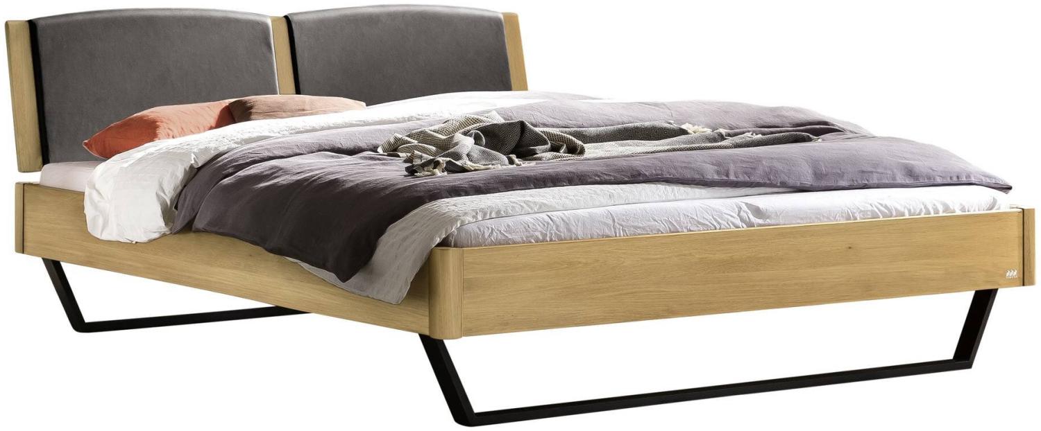 Hasena Lounge Marola 180x200 Eiche bright, geölt - Fusshöhe 20 cm Massivholzbett Bild 1