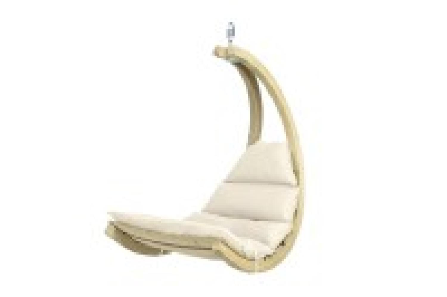 AMAZONAS Schwebesessel Swing Chair Creme Hängesessel inkl. Sitzkissen und Schwingfeder Bild 1