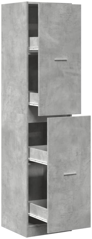 vidaXL Apothekerschrank Betongrau 40x41x174,5 cm Holzwerkstoff 3309648 Bild 1