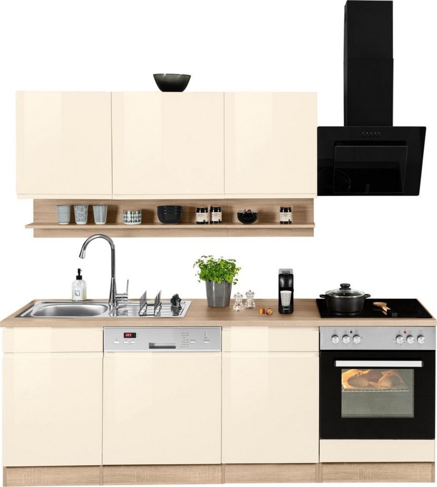 KOCHSTATION Küchenzeile KS-Virginia, Breite 220 cm, wahlweise mit oder ohne E-Geräte Bild 1