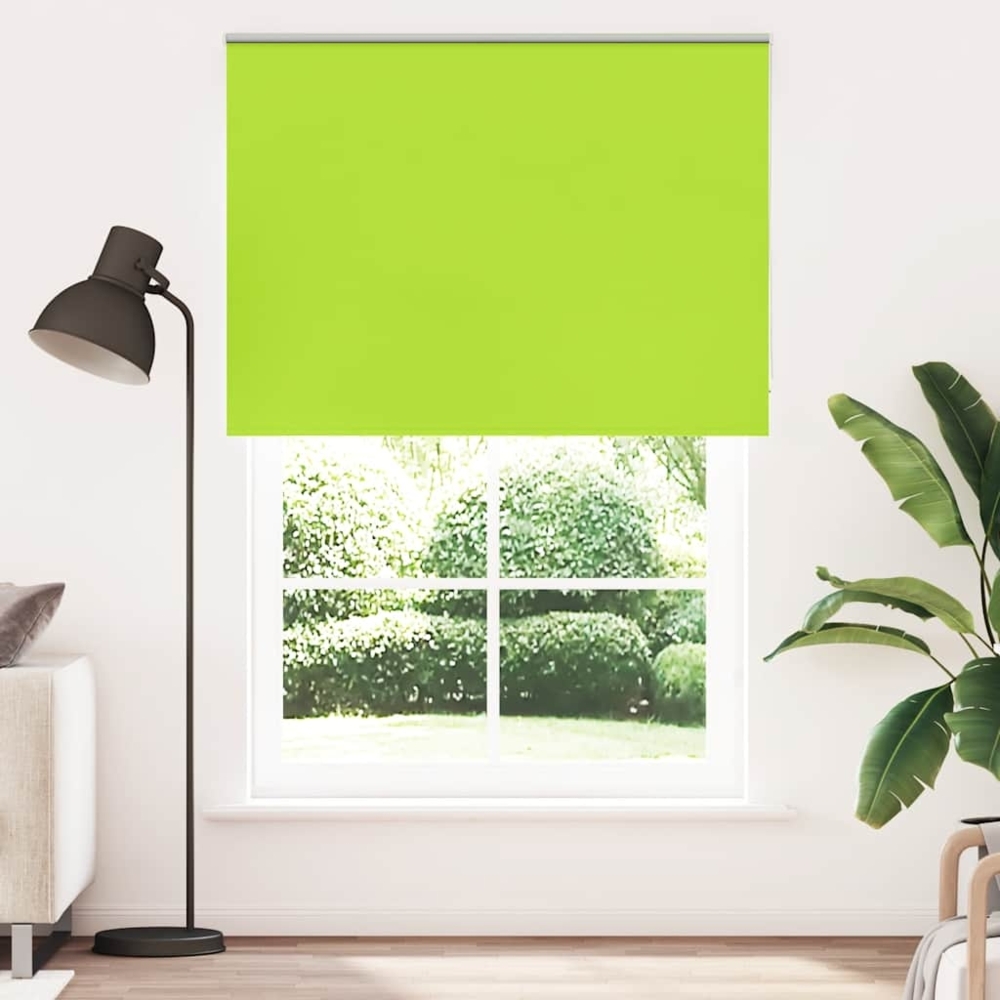 vidaXL Verdunkelungsrollo Grün 160x210cm Stoffbreite 156,6cm Polyester 4011322 Bild 1