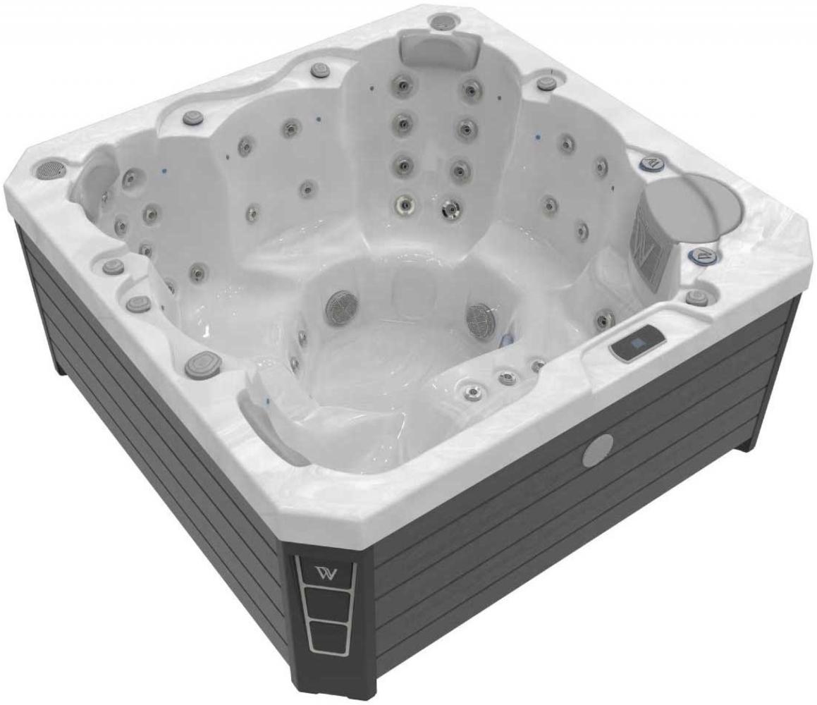 Wellis Prague Life Whirlpool Außenwhirlpool 200x200x90cm für 6 Personen inkl. Thermocover Bild 1