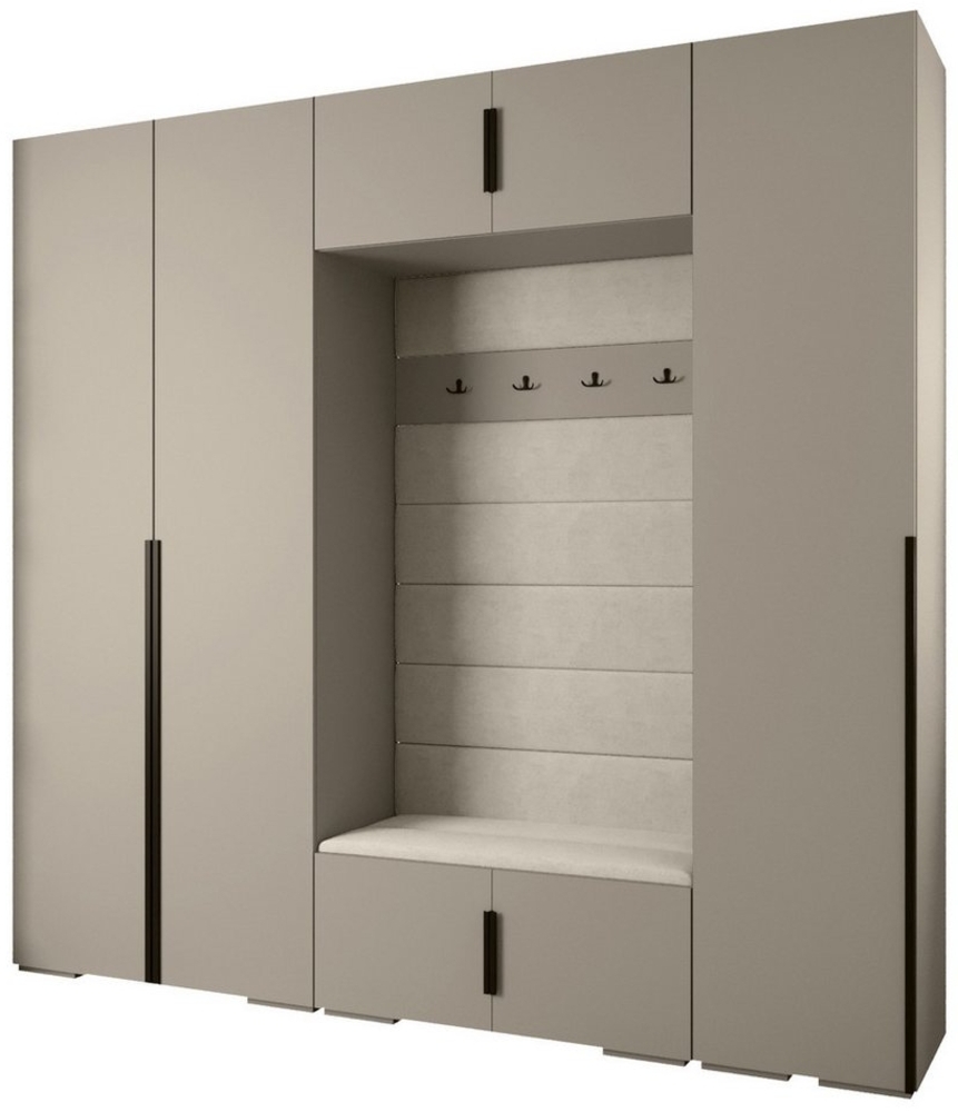 ABIKS MÖBEL Kompaktgarderobe INOVA 1 SATZ 8 Möbelset, Garderobe mit Kleiderstange und Regalen Bild 1