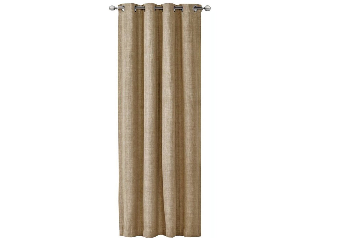 JEMIDI Gardine Vorhang blickdicht, 140x245cm, Ösen, Leinenoptik, (1 St) Bild 1